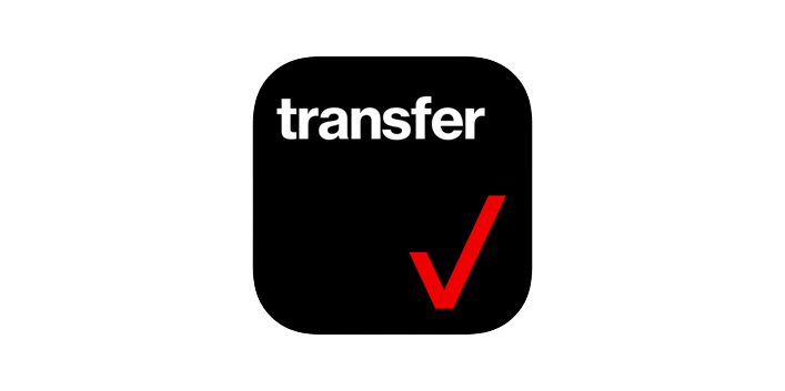 transparent Verizon Content Transfer app logo