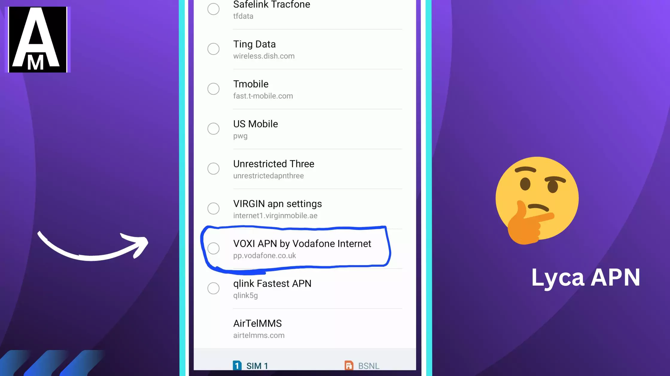 screenshot of emoji with voxi apn image with text