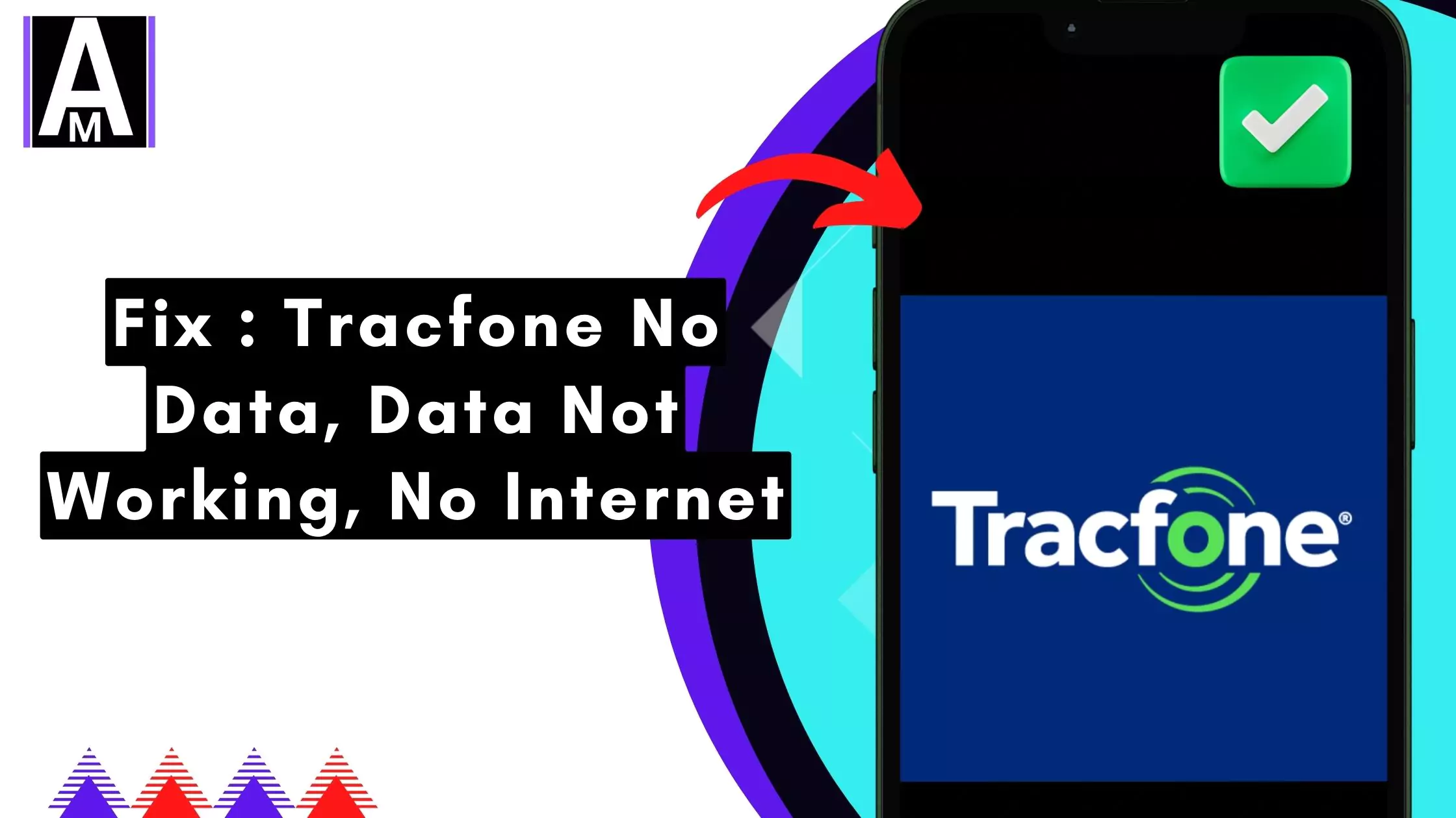 screenshot of tracfone internet not working with overlay text