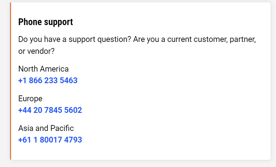 contact number and details for the beeline with north America, Europe, Asia and pacific number