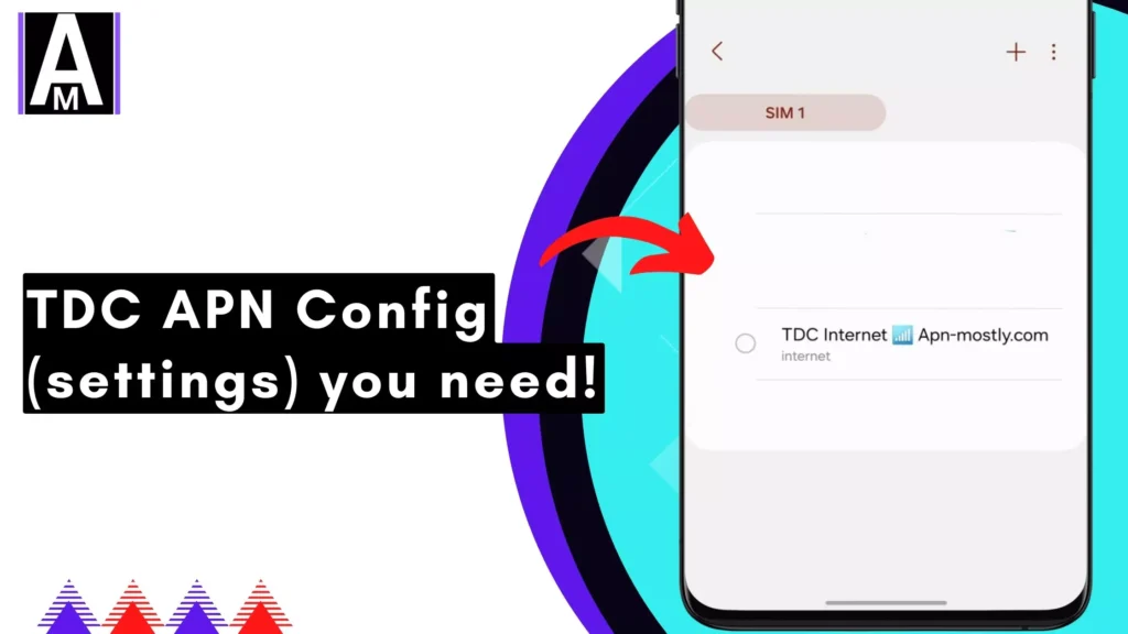 screenshot of TDC apn with same overlay text