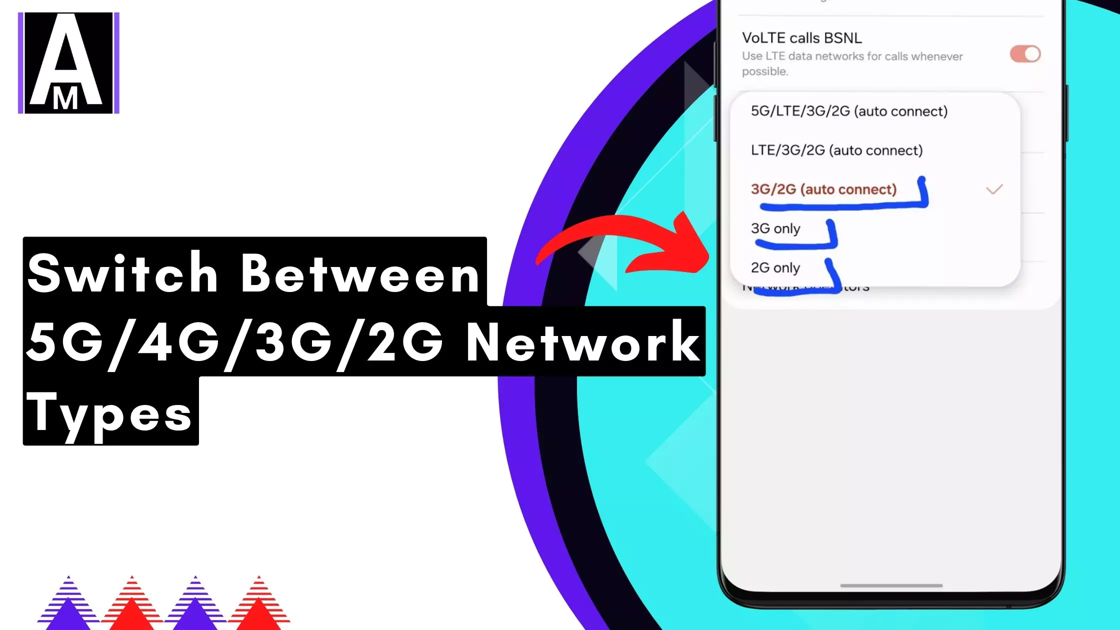 screenshot of switch network mode with same overlay text how to do it