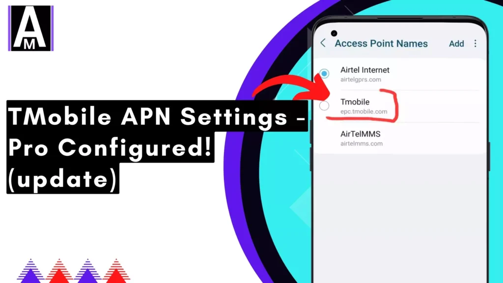 tmobile apn configuring with screenshot and text